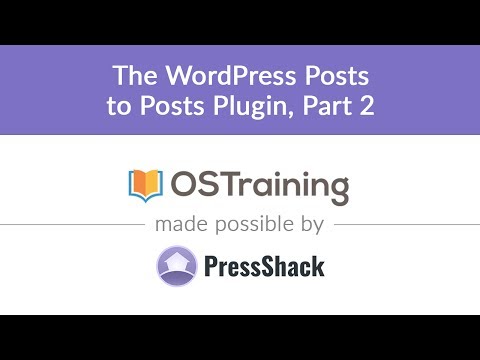 WordPress Development Lesson 26 The WordPress Posts to Posts Plugin Part 2