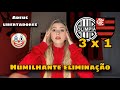 React - Olimpia 3 X 1 Flamengo | Copa Libertadores 2023 (oitavas de final) Melhores Momentos