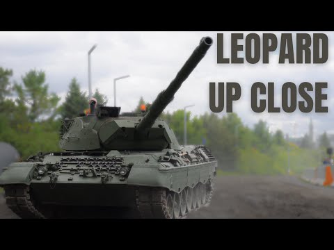 Leopard Tank in Action