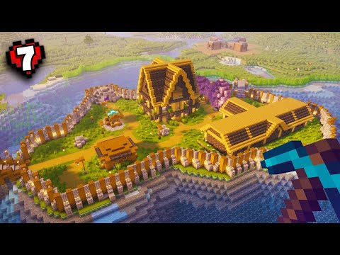 I Built The Ultimate Survival Island in Hardcore Minecraft