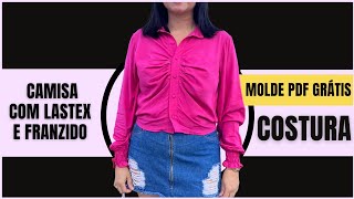Vídeo de CAMISA ANA - MOLDE EM PDF [Com tutorial passo a passo da costura em vídeo]