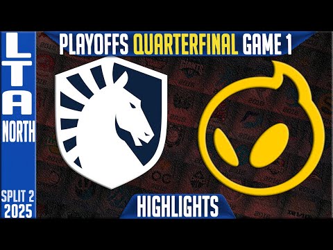 TL vs DIG Highlights Game 1 | LTA North Playoffs Quarterfinal 2025 | Team Liquid vs Dignitas G1