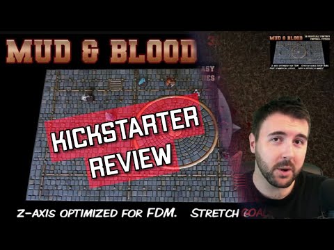 Mud & Blood Kickstarter Review - 3D Printable Pitches! | Bonehead Podcast