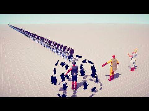 100x RUNE MAGE vs ONE PUNCH MAN & SUPER PEASANT & DARK PEASANT | TABS