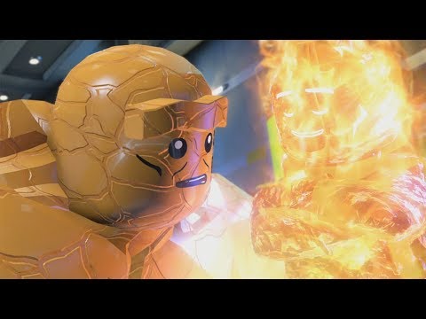 LEGO Marvel Superheroes Walkthrough Part 8 - Juggernauts and Crosses