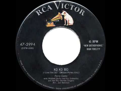 1955 HITS ARCHIVE  Ko Ko Mo I Love You So   Perry Como