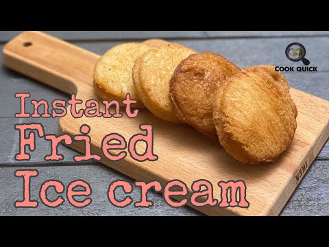 Instant Fried Ice Cream| ഐസ് ക്രീം പൊരിച്ചത്| Quick And Easy Fried Ice Cream| Cook Quick