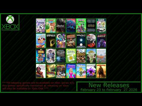New Xbox Games for February 23 to February  27 2026