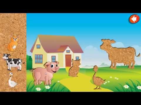 Animal Puzzle for Kids Video