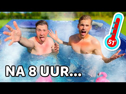 WIE HET LANGST IN DE JACUZZI BLIJFT WINT! Met Rutger *Super Warm*