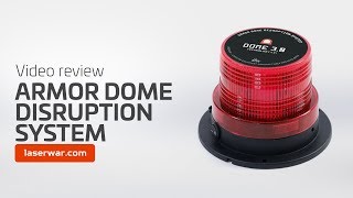 Laser tag device - Armor dome disruption system