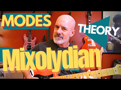 Mixolydian mode for guitar