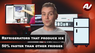 Refrigerator Ice Makers That Produce Ice 50% Faster Than Other Models