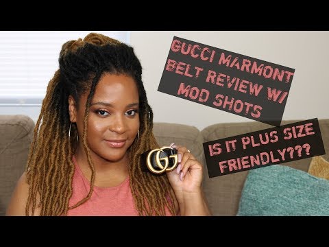 Plus Size Guide Gucci Marmont Belt Review w/ Mod Shots | Chi.Chi.Luxe
