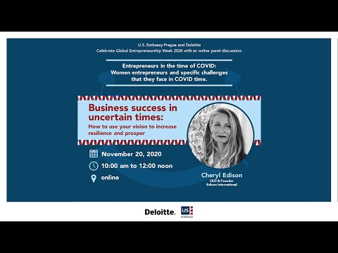 Panel: Deloitte | Business Success in Uncertain Times | US State Dept; Czech Republic