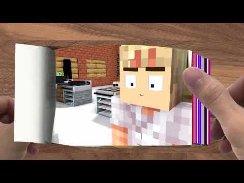 FLIPBOOK   Monster School  THE COOK CHALLENGE WITH CHEF RAMSAY   Minecraft Animation007