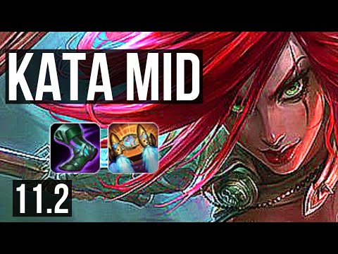 KATARINA vs LUCIAN (MID) | Rank 1 Kata, 3/0/7, 1.6M mastery, 400+ games | KR Challenger | v11.2