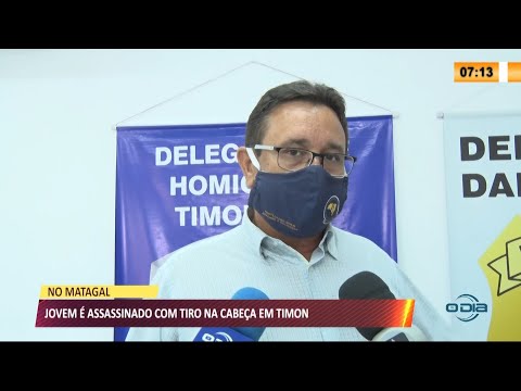 Jovem eÌ assassinado com tiro na cabeça em Timon 01 09 2021