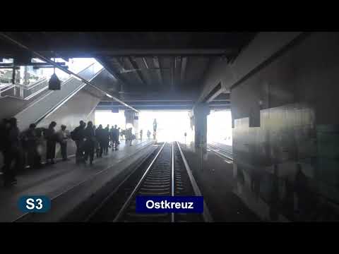 S-Bahn Berlin 2024 Linie S3 - Führerstandsmitfahrt.