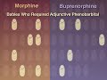 Compare Morphine with Buprenorphine