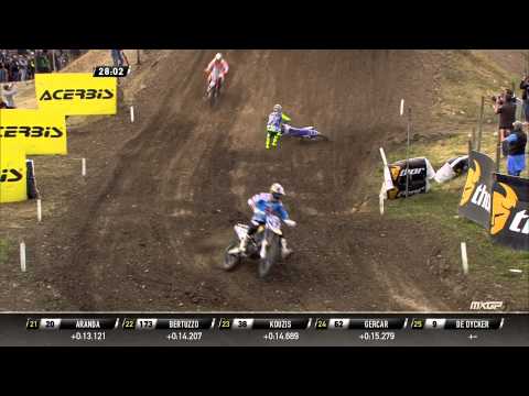 Jeremy Van Horebeek crash MXGP of Germany 2015 - motocross