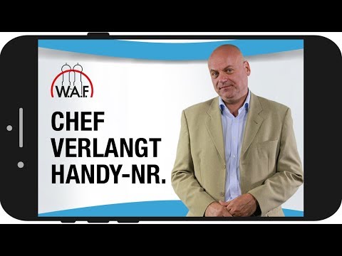 Chef verlangt private Handy-Nummer! 📳 - Darf er das? | Betriebsrat Video