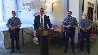 Two charged after MSHP trooper struck, seriously injured in Wednesday traffic stop