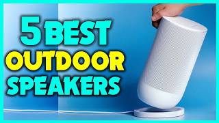 ✅Top 5 Best Outdoor Speakers Review - Water Proof Bluetooth Speaker Buying Guide