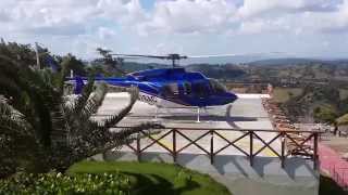preview picture of video 'Bell 407 Takeoff from Alta Vista Heliport'
