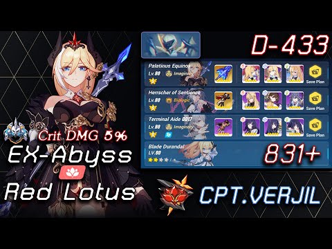 [Honkai Impact 3] EX Abyss Red Lotus - False God Otto (831 Pts) D-433