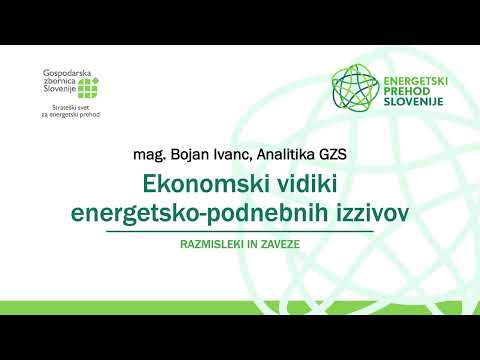 Ekonomski vidiki energetsko-podnebnih izzivov