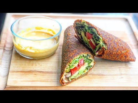 Raw Vegan Sweet Potato Wrap