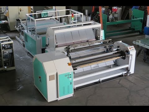 5 Lanes Produce Bag Making Machine with Heat Slit-Seal & Automatic Turret Winder