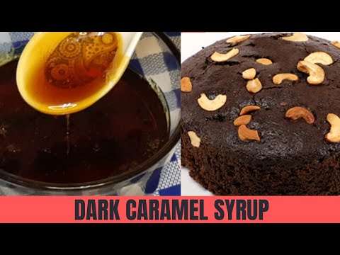 HOMEMADE DARK CARAMEL SYRUP |Want to prepare dark colour Plum Cake?use only 2tsp this syrup !Treacle