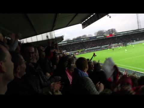 Sparta Rotterdam - Jong Ajax 11-4-2016 3-1 1e goal Loris Brogno vanaf Kasteeltribune