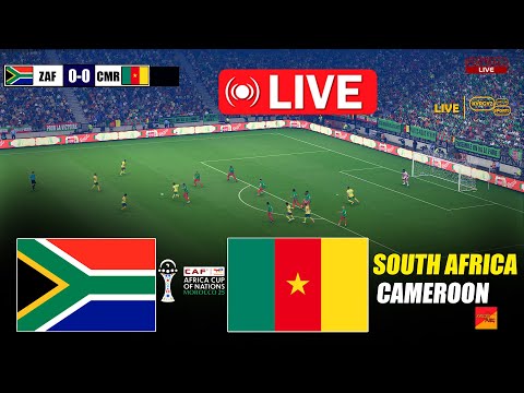 🔴LIVE : SOUTH AFRICA vs CAMEROON | eFootball PES 21 Simulation Gameplay PC