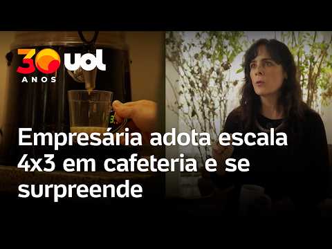 Cafeteria em SP troca escala 6x1 por 4x3 e empresária comemora aumento de lucro; veja vídeo