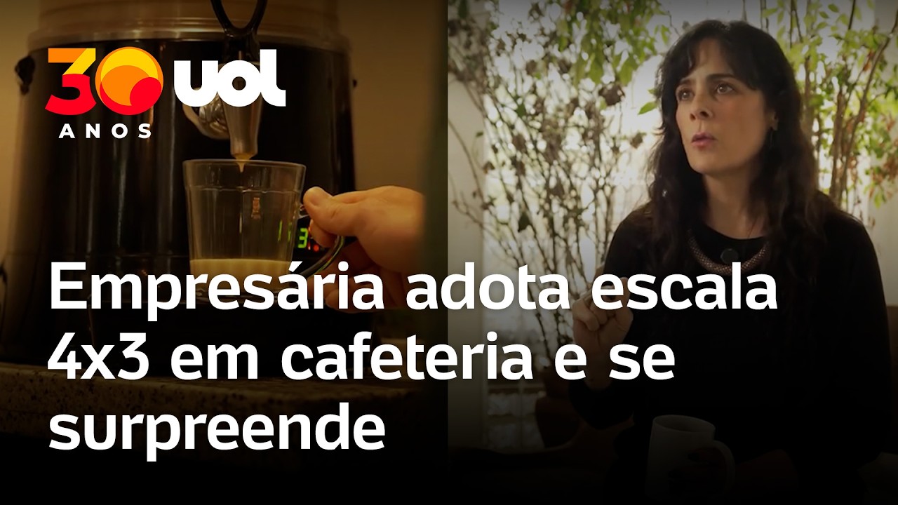 Cafeteria em SP troca escala 6x1 por 4x3 e empresária comemora aumento de lucro; veja vídeo