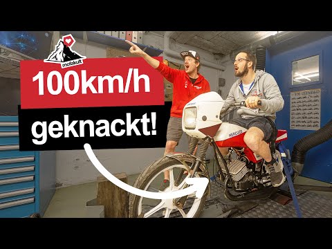 Moped with over 100 km/h | Hercules Prima GT on the test bench
