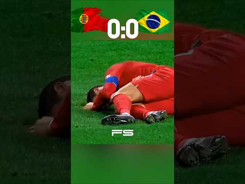 The Day Cristiano Ronaldo injury 🤯 Showed Brazil & CR7 |  Portugal vs Brazil FIFA match 🔥| #football