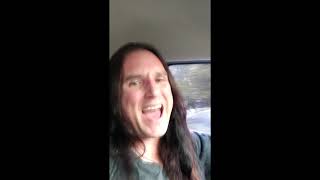 Chad Smith of Escape Journey Tribute singing Troubled Child during the height of the Covid Pandemic