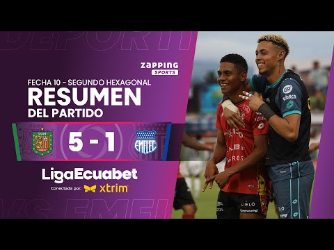 Deportivo Cuenca 5 - 1 CS Emelec  / Fecha 10 - Segundo Hexagonal  / Liga Ecuabet conectada por Xtrim