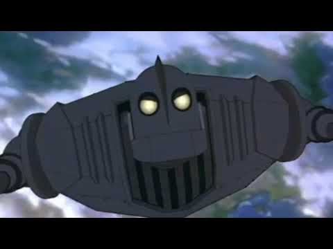 Iron Giant Stops Missile with Superman Theme