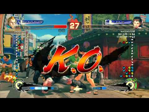 pikagoma (Abel) vs kof2002UM (Sakura) - SSF4 Arcade Edition Xbox Live Ranked Match