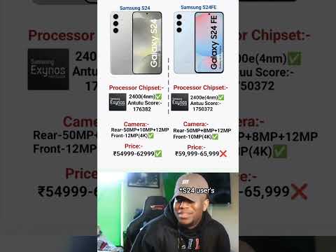 Samsung S24 vs S24FE - Compare