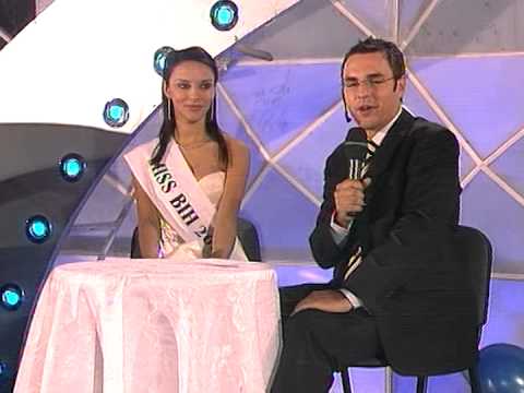 Dejan Kukrić sa Miss BiH Irnom Smaka @ Miss BiH 2004