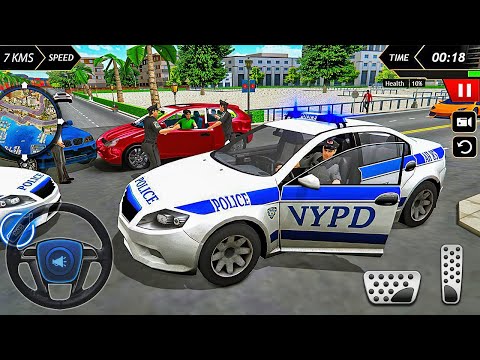 Police Car Chase Driving Simulator - Police Officer on Patrol Duty - Android Gameplay