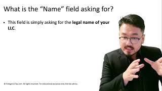 What Is the Name Field on Form 1120? How to Enter Your LLC Name Correctly
