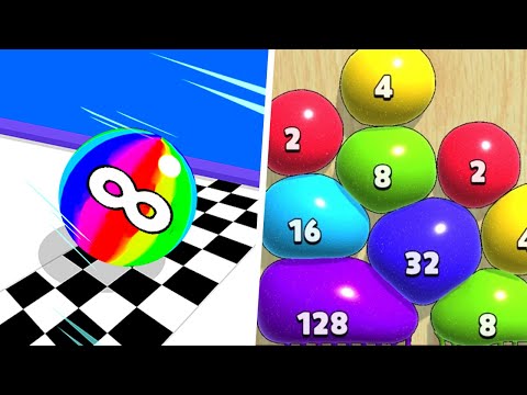 Ball Run Infynity vs Puff Blob Merge 3D - 123456789 ⭐ Max Level Gameplay (Part 1)