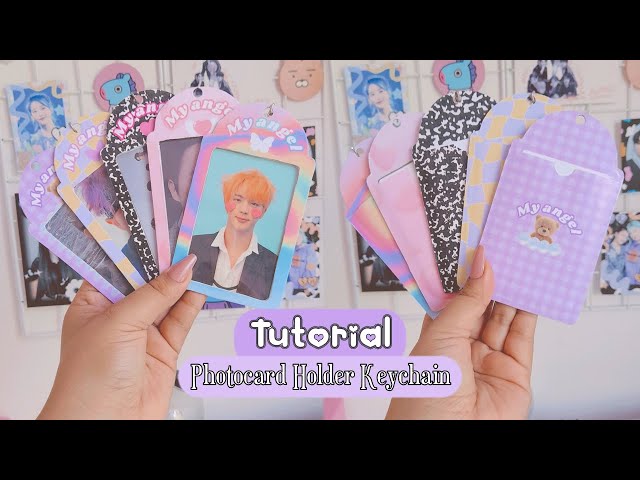 Vídeo relacionado con 4 Piezas Marco de Fotos Lindo Estilo KPOP con Llavero Porta Photocard Kpop Porta Tarjetas Photocard con Cuerda de Resorte para Tarjetas de Identificación Tarjetas Fotográficas Pases de Autobús